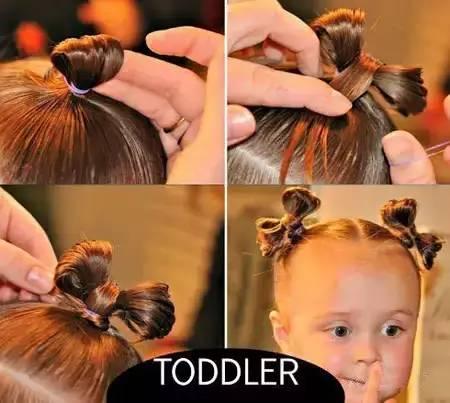 宝宝网红扎头发,萌态可掬引网友热议