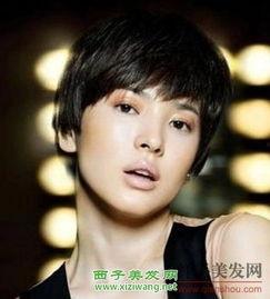 女明星短发头刑